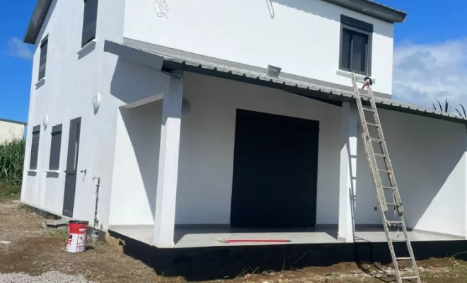 Peinture de maison individuelle, Sainte-Suzanne, HMCB